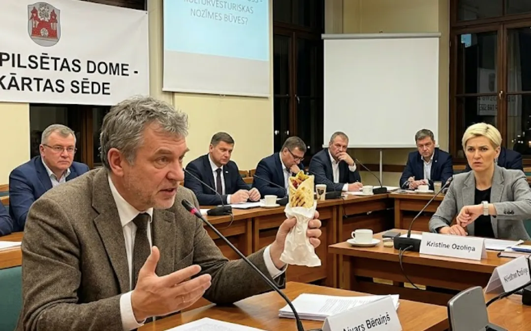 Rīgas dome trīs stundas debatēja par kebaba cenas pieaugumu
